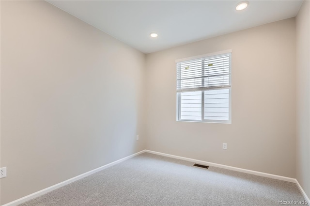 4102 Estrella St, Brighton, CO 80601 - spare room with carpet flooring and recessed lighting