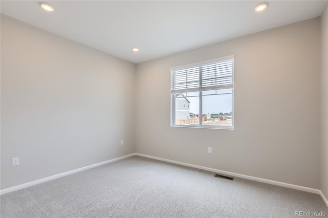 4102 Estrella St, Brighton, CO 80601 - unfurnished room featuring carpet flooring and recessed lighting