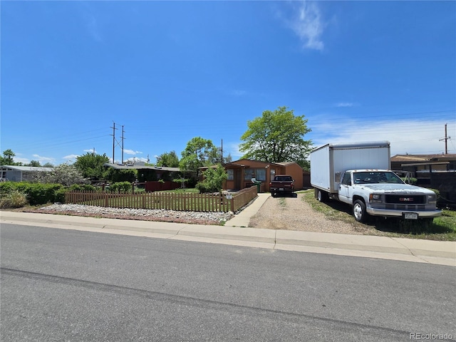 7371 Granada Rd, Denver, CO 80221 - view of front of property with a fenced front yard