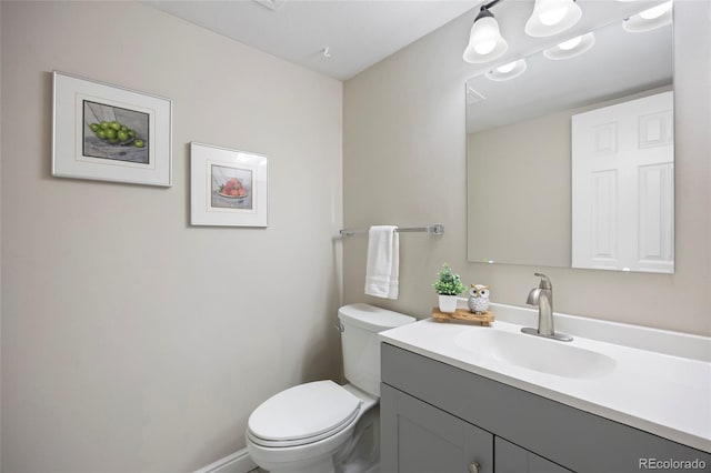 2856 S Kenton Ct, Aurora, CO 80014 - half bathroom with vanity and toilet