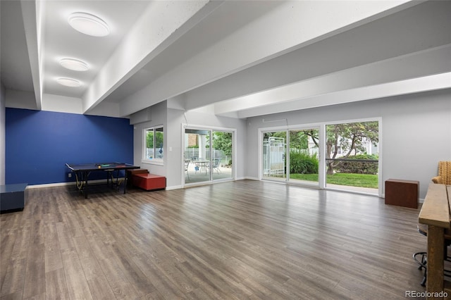 2856 S Kenton Ct, Aurora, CO 80014 - living area with wood finished floors and plenty of natural light
