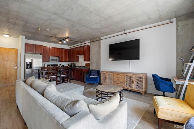 1475 Delgany St Unit 307, Denver, CO 80202 - living area with light wood finished floors