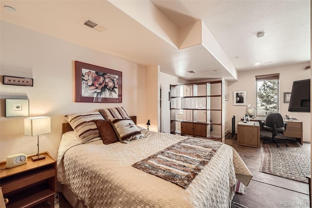 8611 Coachlight Way, Littleton, CO 80125 - bedroom featuring a desk, concrete floors, and baseboards