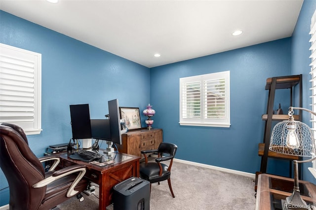 690 W 172nd Pl, Broomfield, CO 80023 - carpeted home office featuring recessed lighting