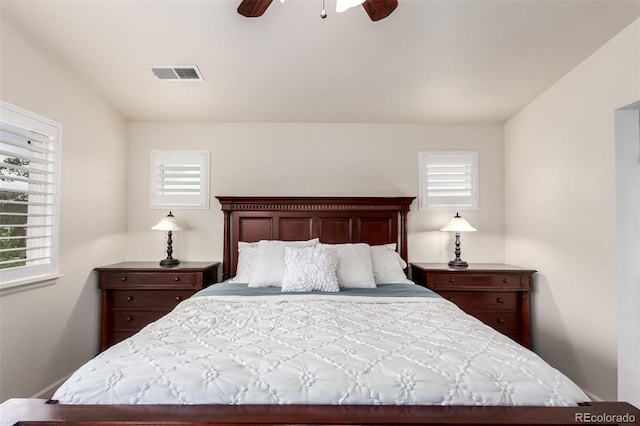 690 W 172nd Pl, Broomfield, CO 80023 - bedroom featuring multiple windows and a ceiling fan