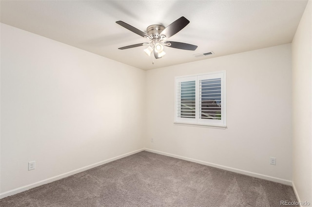690 W 172nd Pl, Broomfield, CO 80023 - carpeted spare room featuring baseboards and ceiling fan