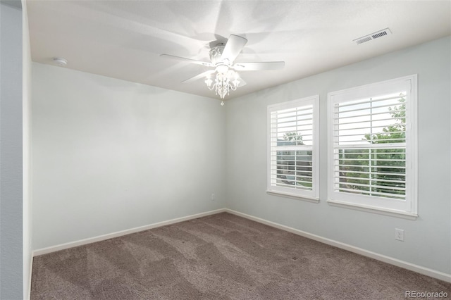 690 W 172nd Pl, Broomfield, CO 80023 - unfurnished room with carpet floors, ceiling fan, and a smoke detector