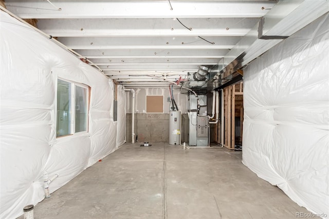 690 W 172nd Pl, Broomfield, CO 80023 - unfinished below grade area featuring water heater and heating unit