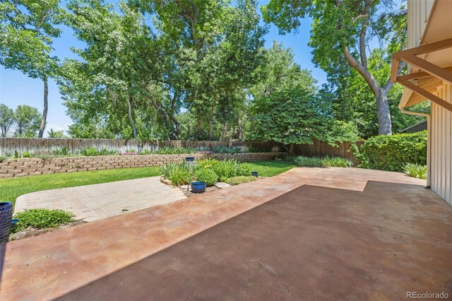 9025 Jellison Ct, Broomfield, CO 80021 - fenced backyard with a patio
