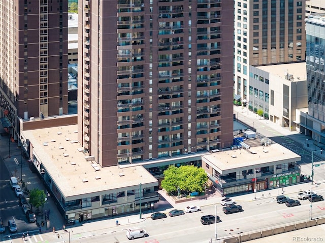 exterior space with a view of city