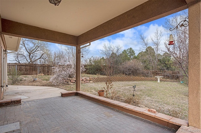 968 Terrace Cir, Colorado Springs, CO 80904 - view of patio featuring a fenced backyard