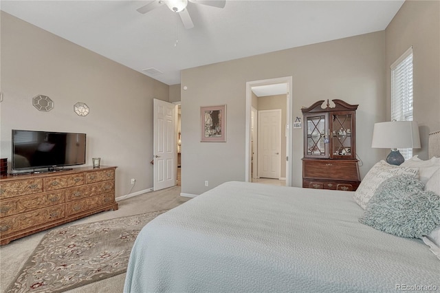 2932 Eagle Wing Way, Castle Rock, CO 80109 - bedroom featuring carpet floors, baseboards, and a ceiling fan