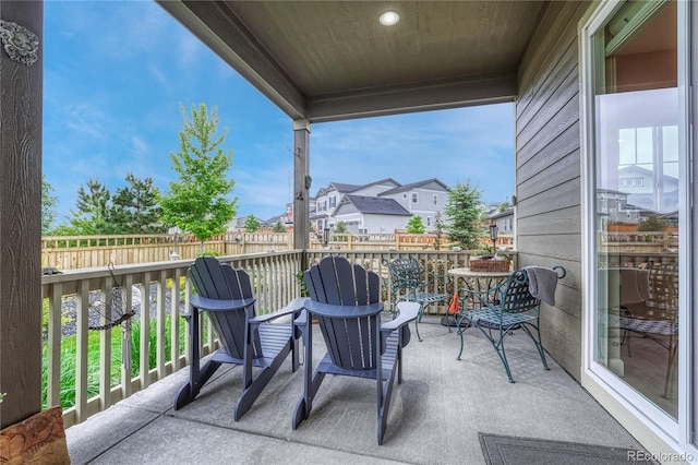 2932 Eagle Wing Way, Castle Rock, CO 80109 - view of patio / terrace featuring a residential view