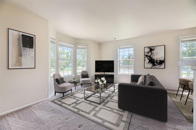 12704 Jasmine St Unit E, Thornton, CO 80602 - living room with plenty of natural light and carpet flooring