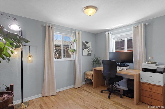 3300 Oneida St, Denver, CO 80207 - office with light wood-style floors and baseboards