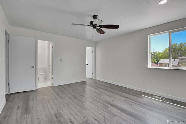 5419 E 113th Ave, Thornton, CO 80233 - unfurnished room featuring wood finished floors, a ceiling fan, baseboards, and recessed lighting