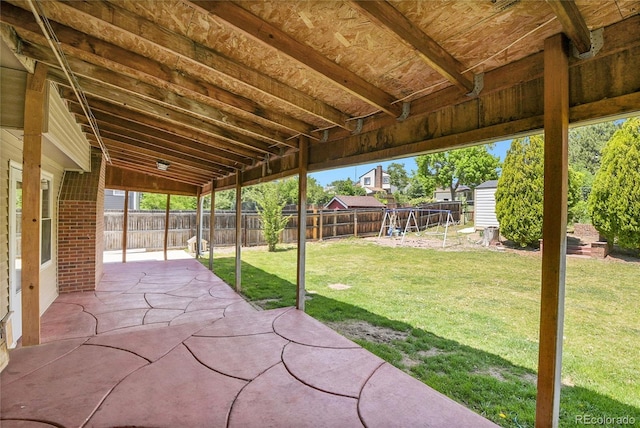 5419 E 113th Ave, Thornton, CO 80233 - view of patio featuring a trampoline