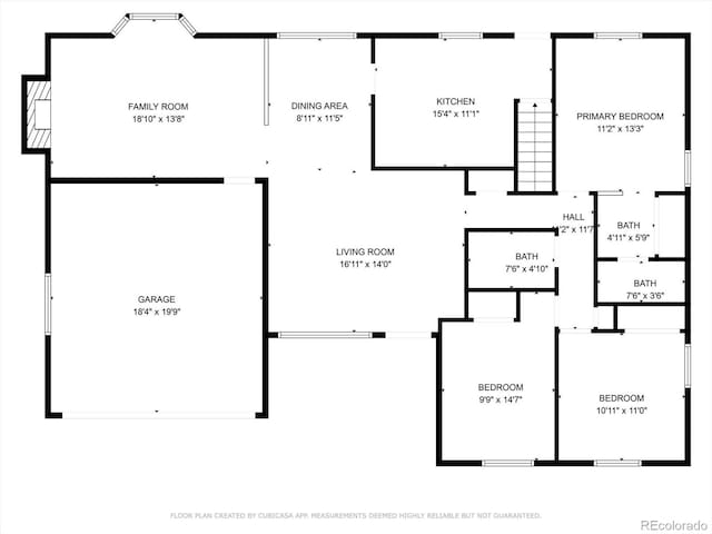 352 S Peoria Cir, Aurora, CO 80012 - view of floor plan / room layout