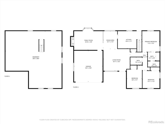 352 S Peoria Cir, Aurora, CO 80012 - view of floor plan / room layout