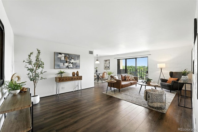 460 S Marion Pkwy Unit 801, Denver, CO 80209 - living area featuring wood finished floors