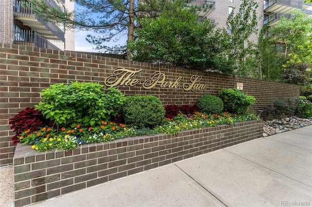 460 S Marion Pkwy Unit 801, Denver, CO 80209 - view of community / neighborhood sign