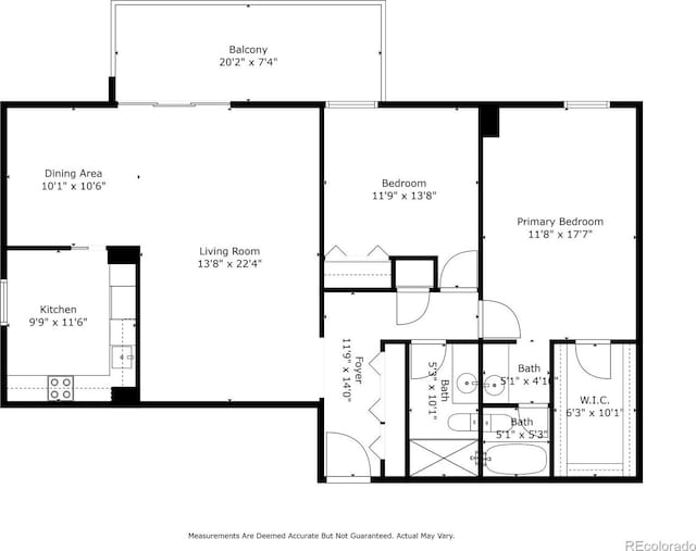 460 S Marion Pkwy Unit 801, Denver, CO 80209 - view of room layout