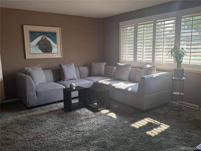 5416 S Lakeview St, Littleton, CO 80120 - living area with plenty of natural light and carpet flooring