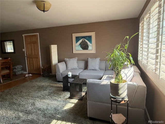 5416 S Lakeview St, Littleton, CO 80120 - living area featuring plenty of natural light and wood finished floors
