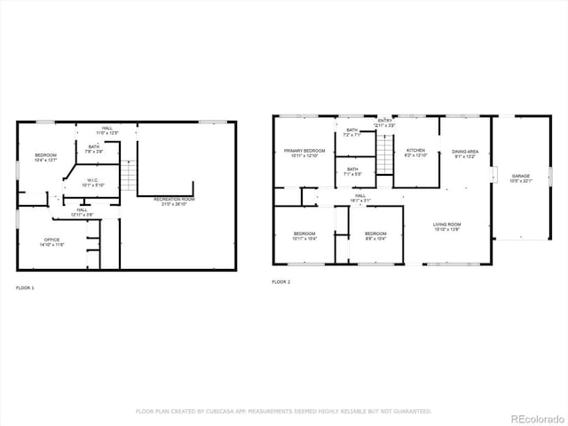 5416 S Lakeview St, Littleton, CO 80120 - view of floor plan / room layout