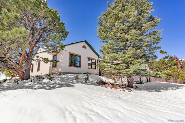 4860 County Road 140, Westcliffe, CO 81252 - view of front of home with stucco siding