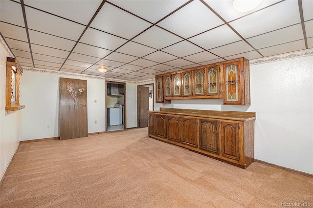 1401 S Paris Ct, Aurora, CO 80012 - indoor bar with light carpet and a drop ceiling