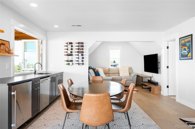 8357 W 68th Ln, Arvada, CO 80004 - dining space with recessed lighting and light wood-style flooring