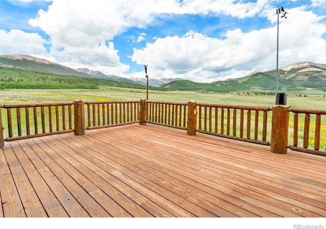 1000 N County Road 33, Como, CO 80432 - deck with a mountain view and a rural view