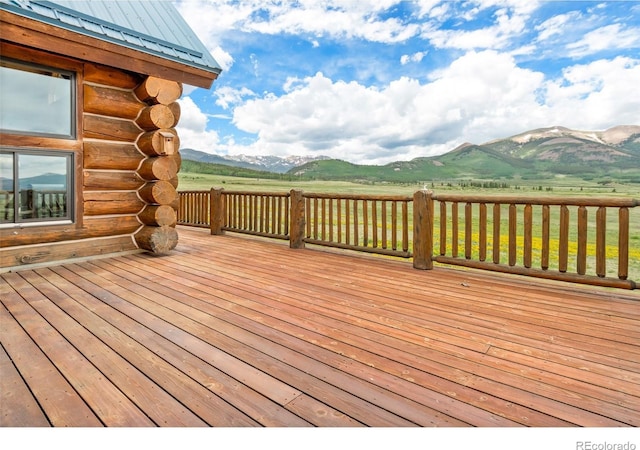 1000 N County Road 33, Como, CO 80432 - deck with a mountain view