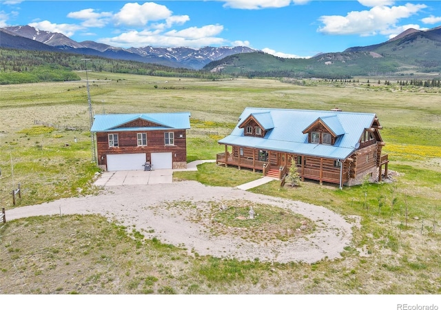 1000 N County Road 33, Como, CO 80432 - overview of rural landscape with a mountain backdrop