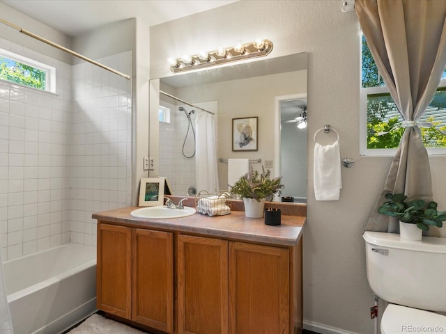 12555 Eastlake Dr, Thornton, CO 80241 - bathroom featuring vanity and shower / bath combo