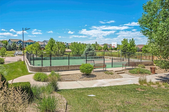 22891 E Union Cir, Aurora, CO 80015 - view of tennis court featuring a residential view