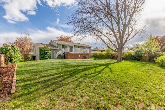 3841 W Quinn Pl, Denver, CO 80236 - view of green lawn featuring stairway