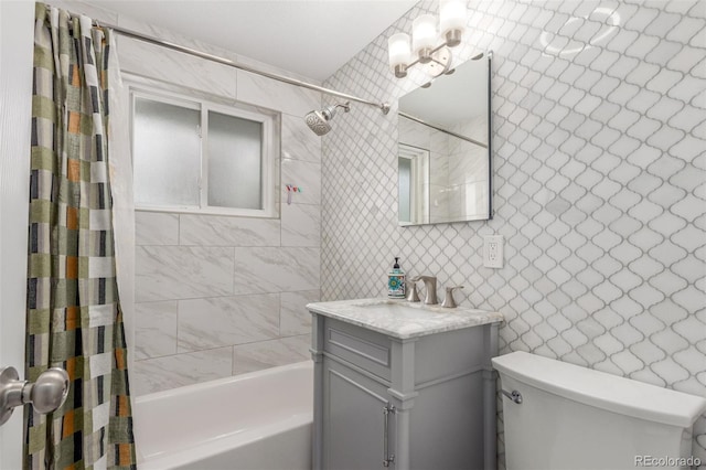 3841 W Quinn Pl, Denver, CO 80236 - full bathroom featuring shower / tub combo, vanity, and a chandelier