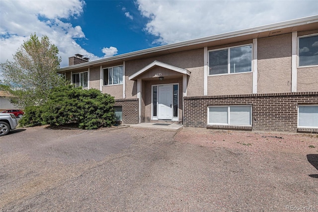 view of split foyer home