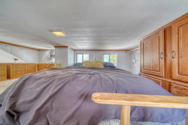 10795 County Road 197a Unit 184, Nathrop, CO 81236 - bedroom featuring a textured ceiling and ornamental molding