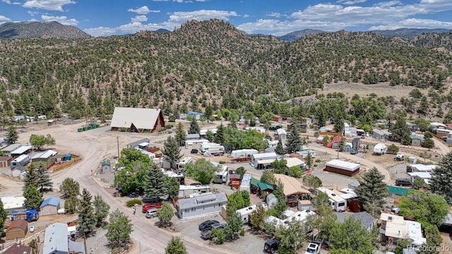 10795 County Road 197a Unit 184, Nathrop, CO 81236 - aerial perspective of suburban area with a mountain backdrop