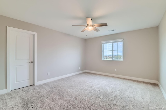 38 Morgan Cir, Erie, CO 80516 - unfurnished room featuring a ceiling fan, carpet floors, and baseboards
