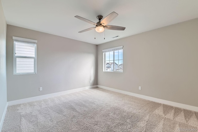 38 Morgan Cir, Erie, CO 80516 - unfurnished room with a ceiling fan, carpet floors, and baseboards