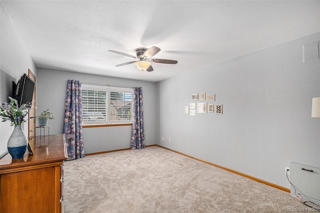 9640 Moss Rose Cir, Highlands Ranch, CO 80129 - empty room featuring carpet and a ceiling fan