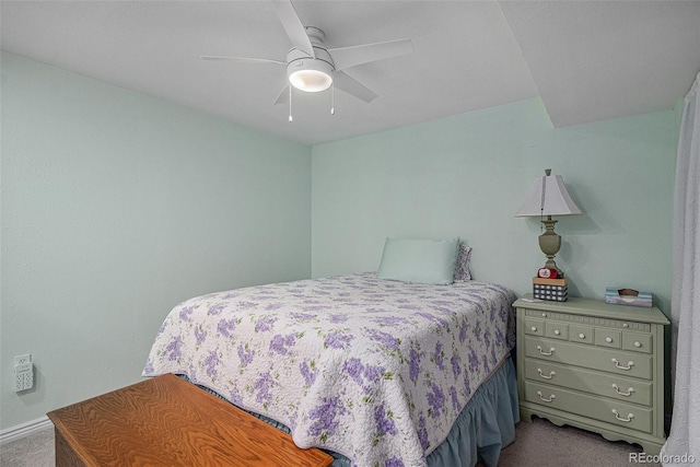 9640 Moss Rose Cir, Highlands Ranch, CO 80129 - carpeted bedroom with baseboards and ceiling fan