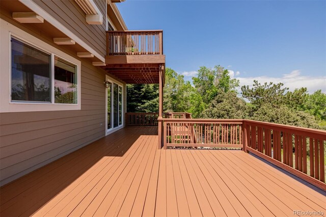 3126 Aspen Creek Dr, Highlands Ranch, CO 80129 - view of wooden deck
