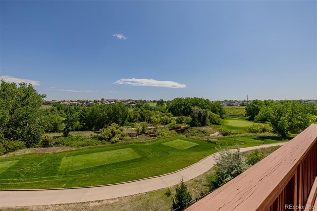 3126 Aspen Creek Dr, Highlands Ranch, CO 80129 - surrounding community featuring a yard and golf course view