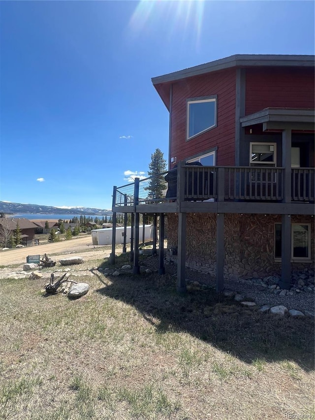 141 Gcr 4037, Grand Lake, CO 80447 - view of property exterior with a yard