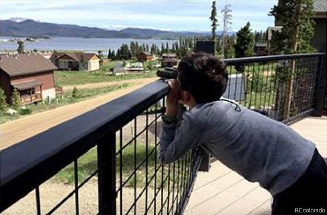 141 Gcr 4037, Grand Lake, CO 80447 - balcony with a water and mountain view